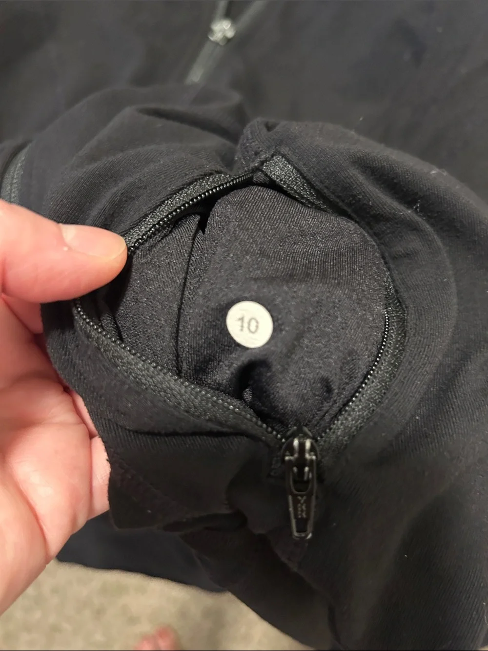 Lululemon Athletics Black Zip-Up Active Jacket Size 10